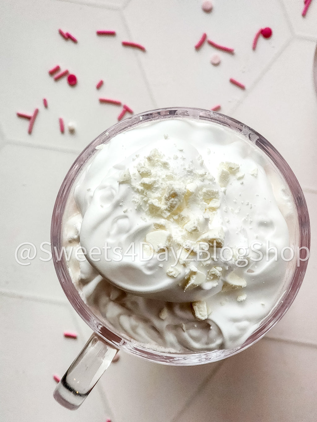 White Hot Chocolate on Rhombus