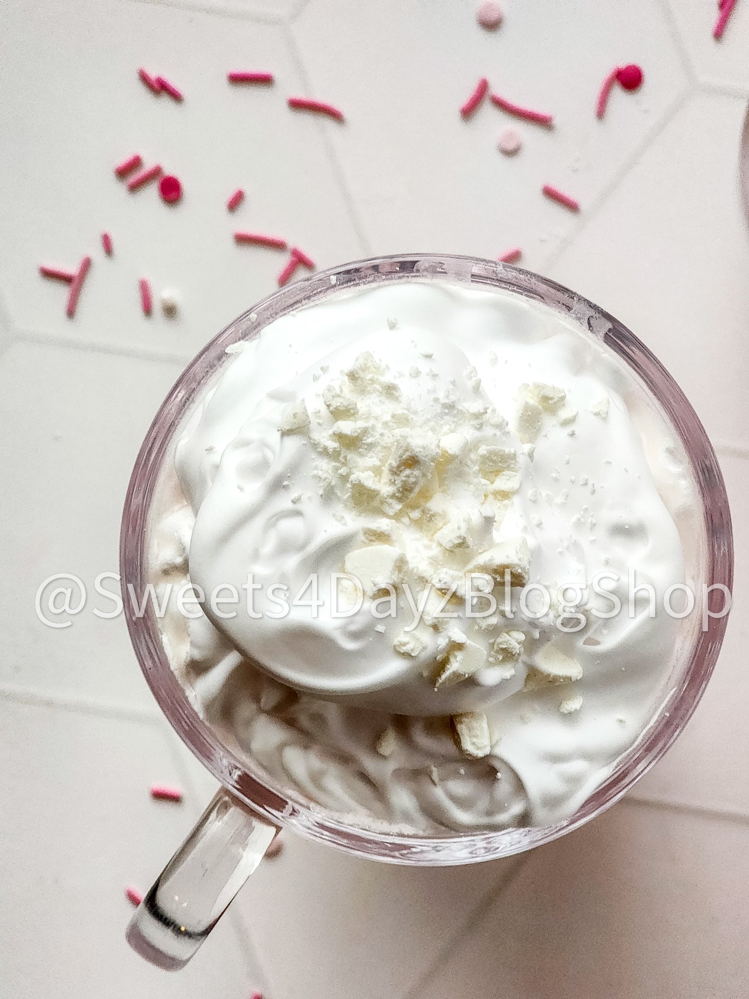 White Hot Chocolate on Rhombus