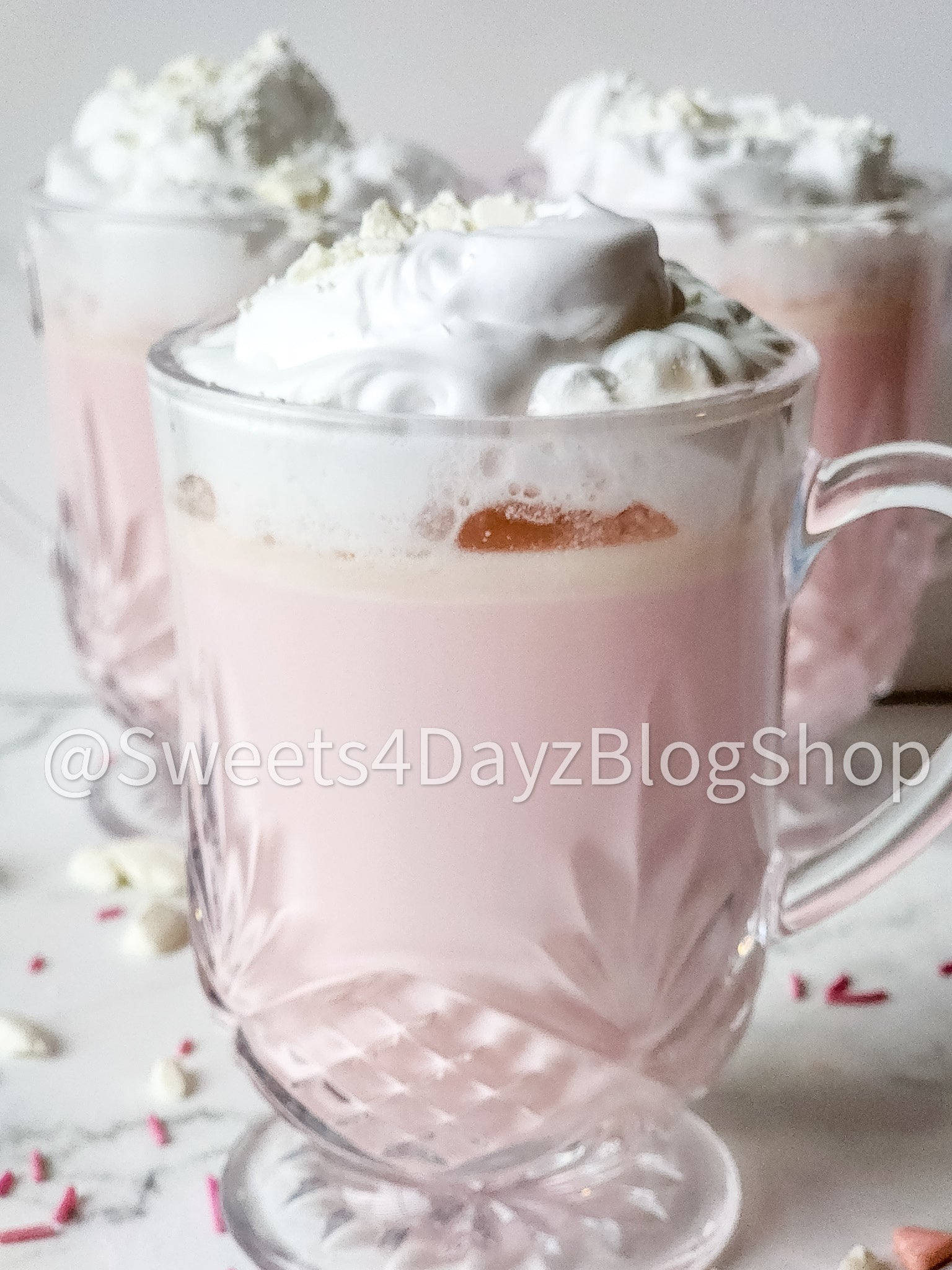 White Hot Chocolate on Marble