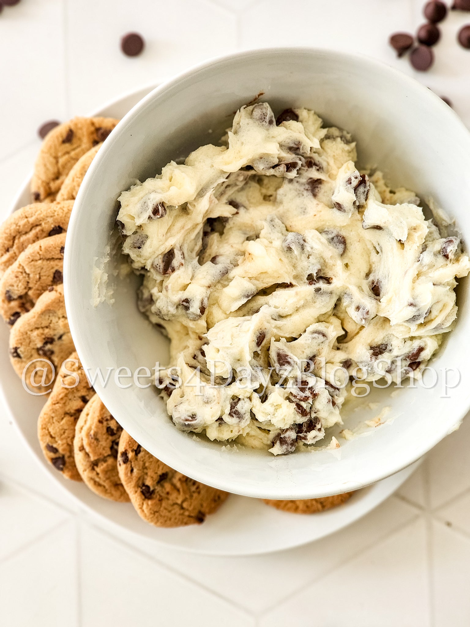 Keto Cookie Dough Dip on Rhombus