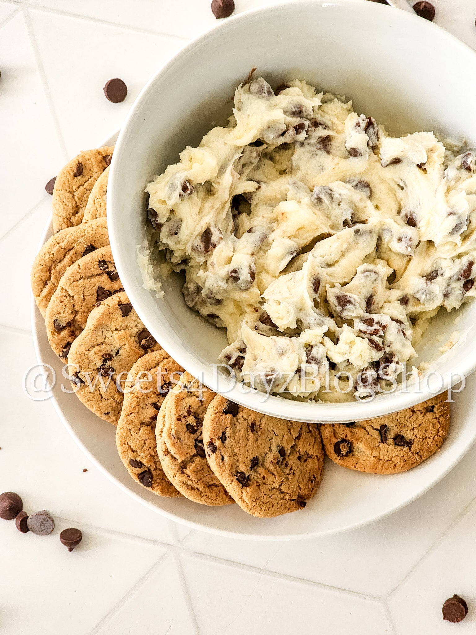 Keto Cookie Dough Dip on Rhombus