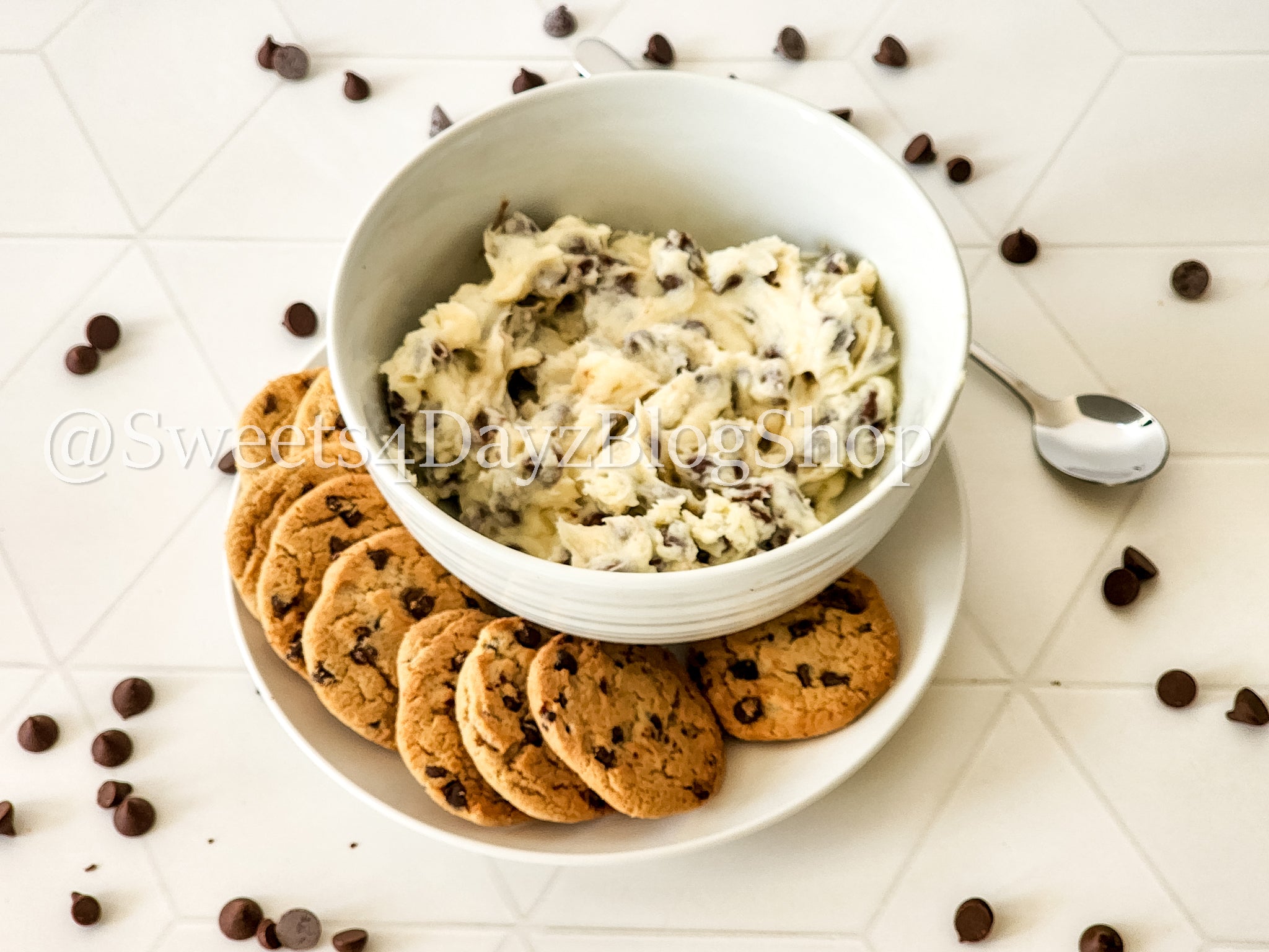 Keto Cookie Dough Dip on Rhombus