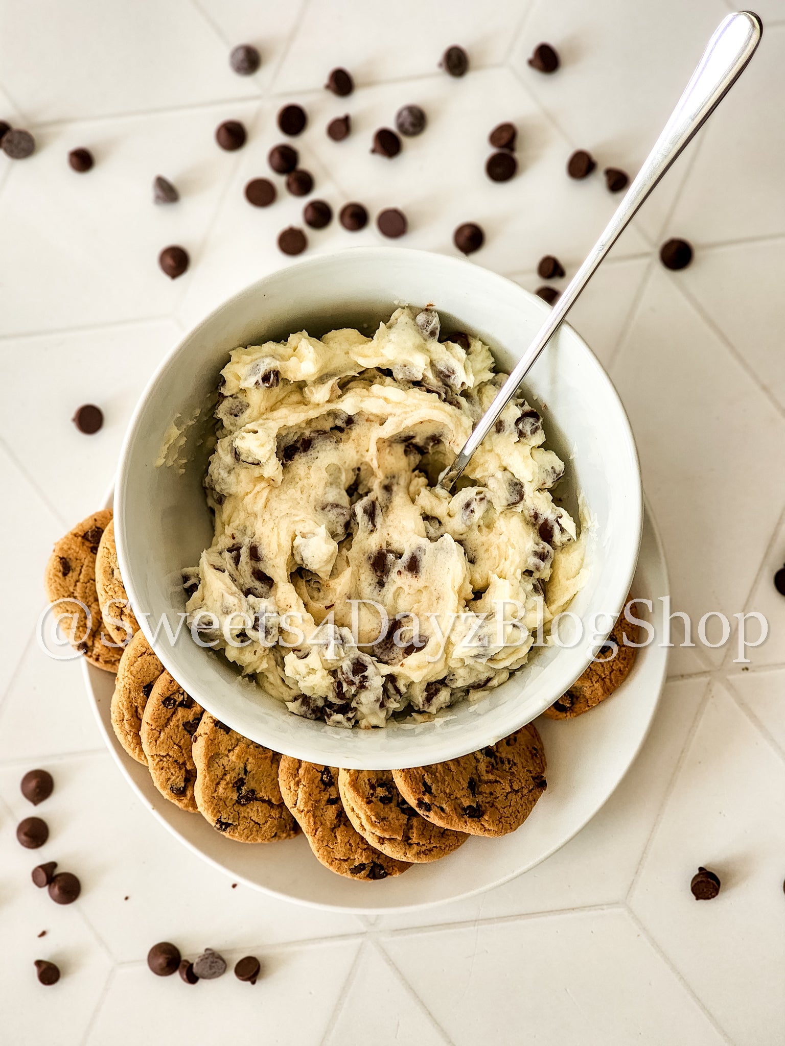 Keto Cookie Dough Dip on Rhombus