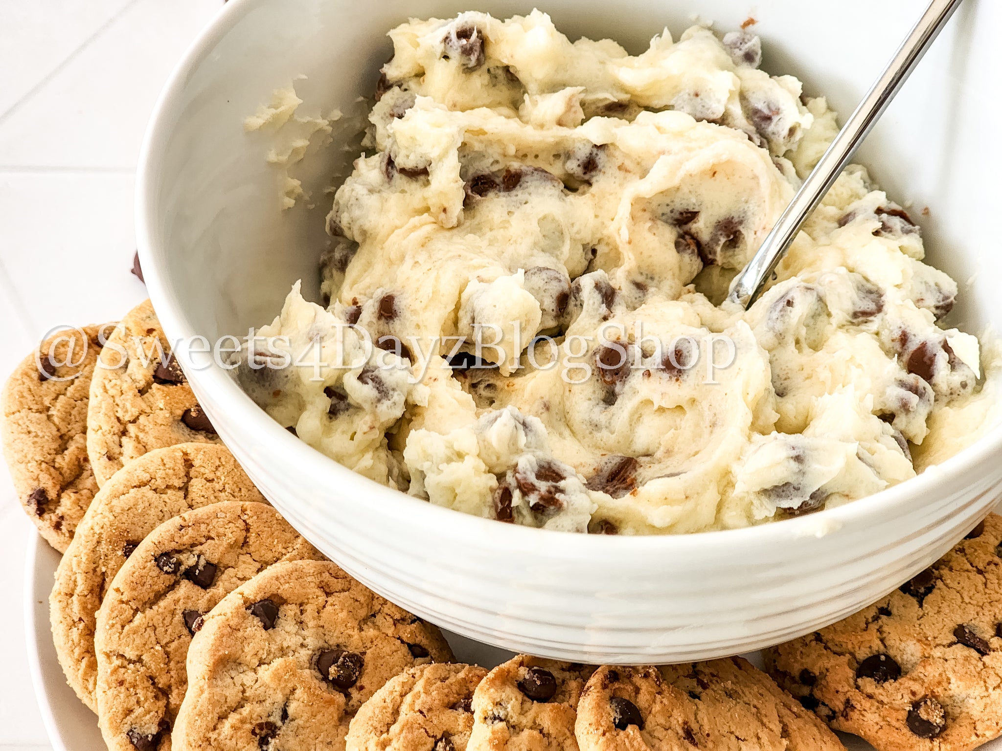 Keto Cookie Dough Dip on Rhombus