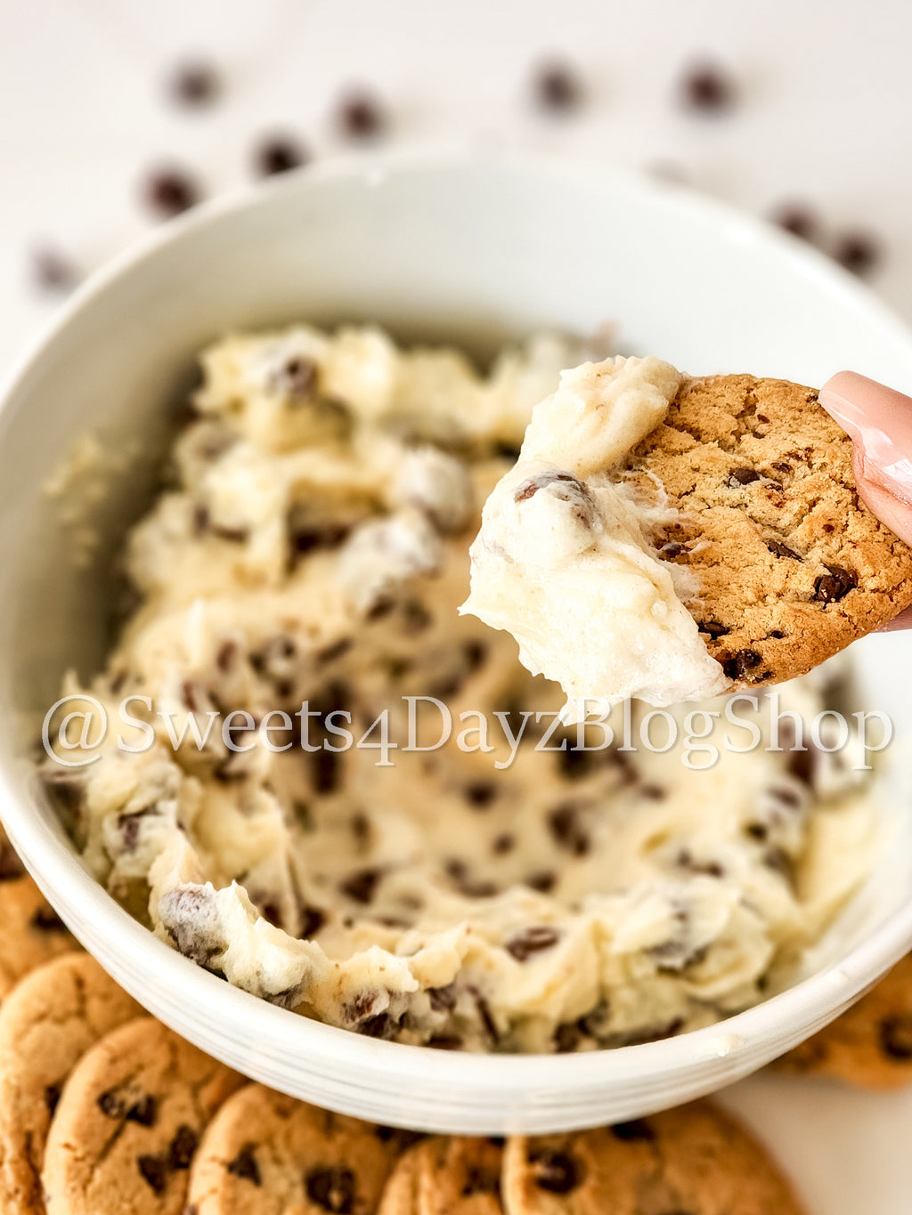 Keto Cookie Dough Dip on Rhombus