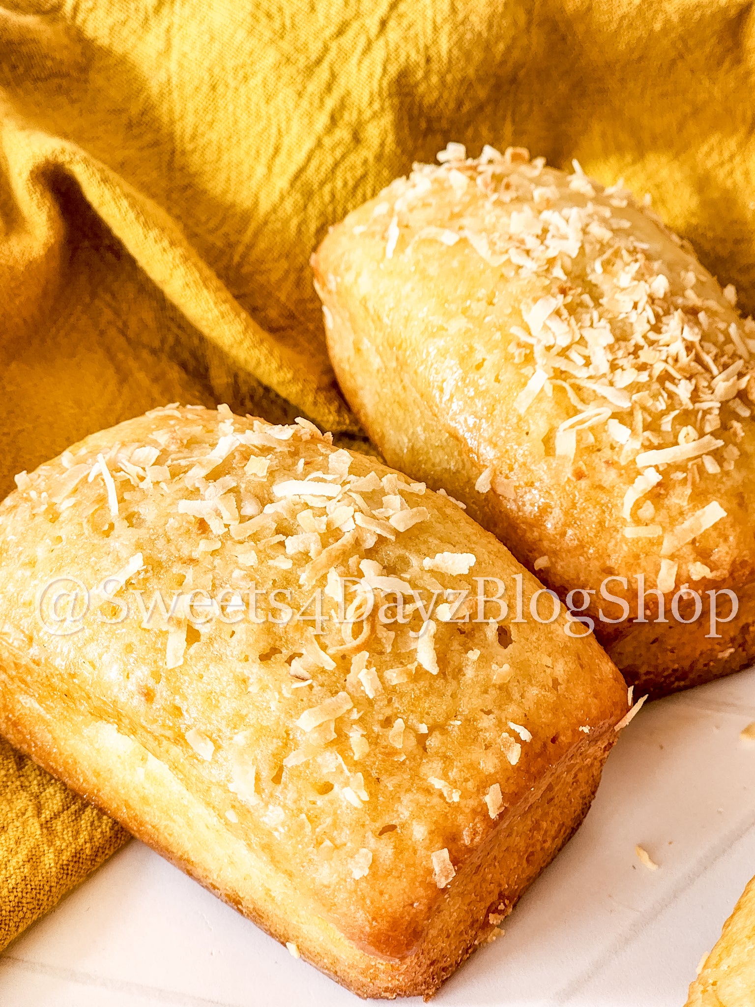 Coconut Rum Bread on Rhombus