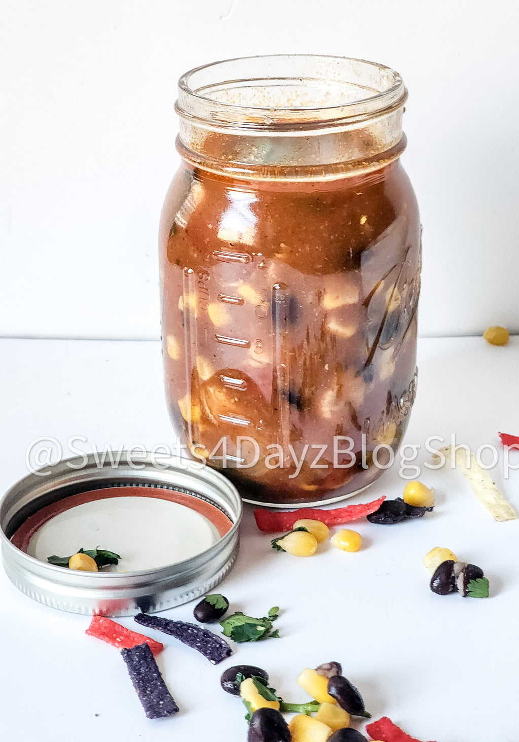 Copycat Panera Chicken Tortilla Soup on White