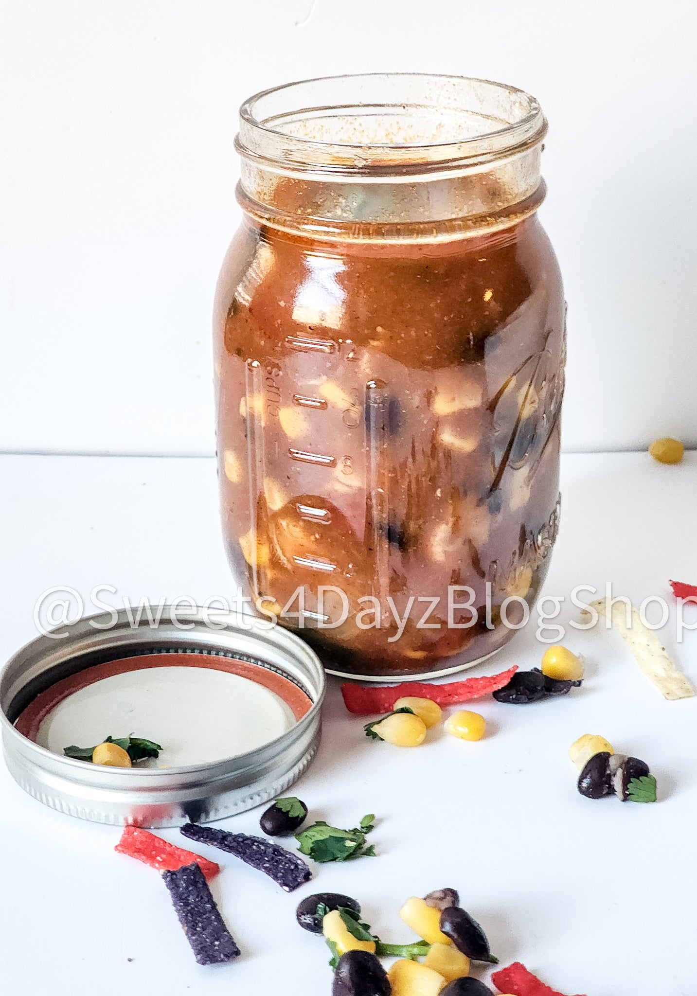 Copycat Panera Chicken Tortilla Soup on White