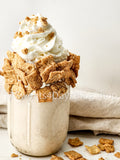 Cinnamon Toast Crunch Milkshake on Linen