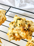 Copycat Red Lobster's Cheddar Bay Biscuits on White