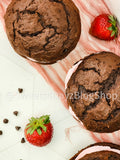 Chocolate Strawberry Whoopie Pies on Rhombus