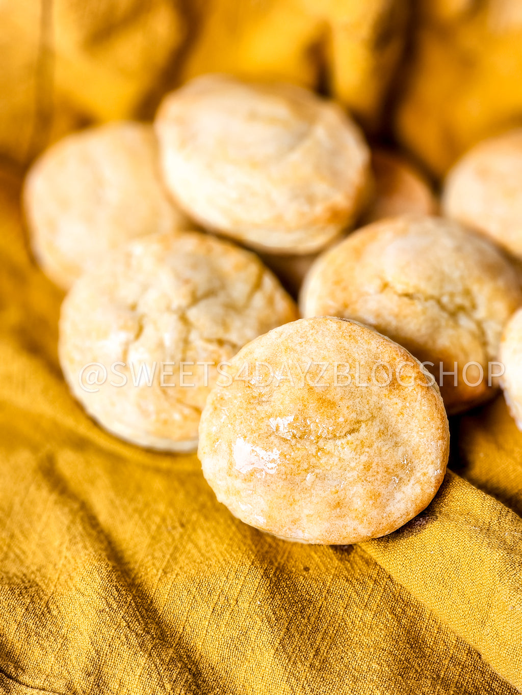 Copycat Popeyes Biscuits on White