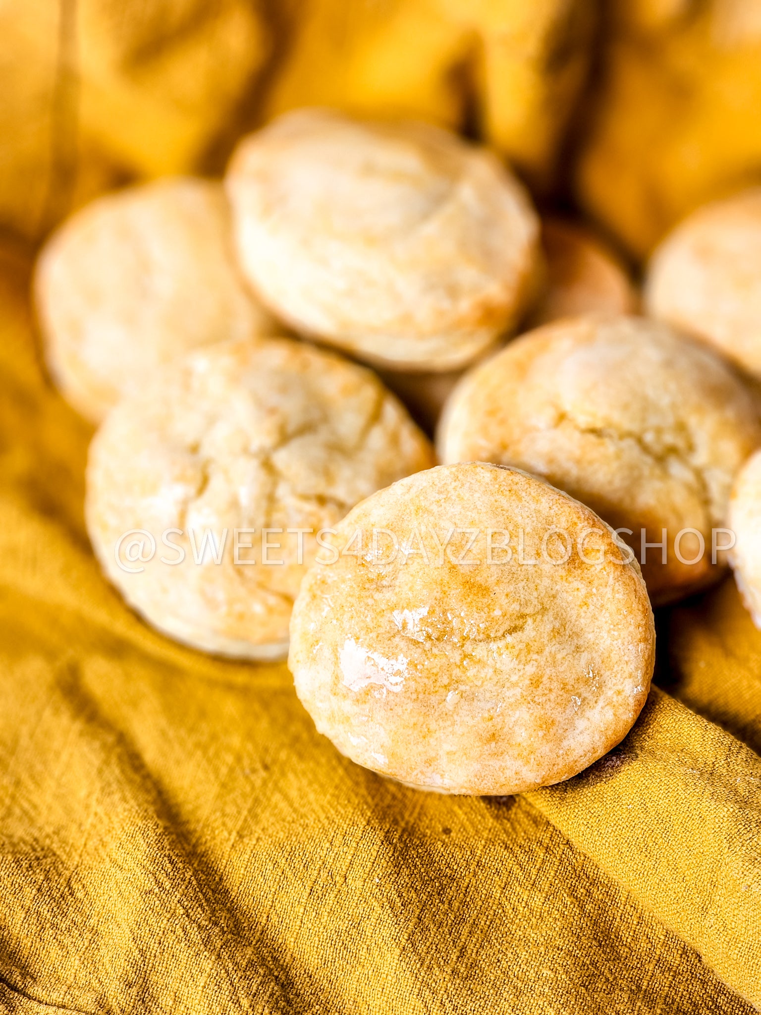 Copycat Popeyes Biscuits on White