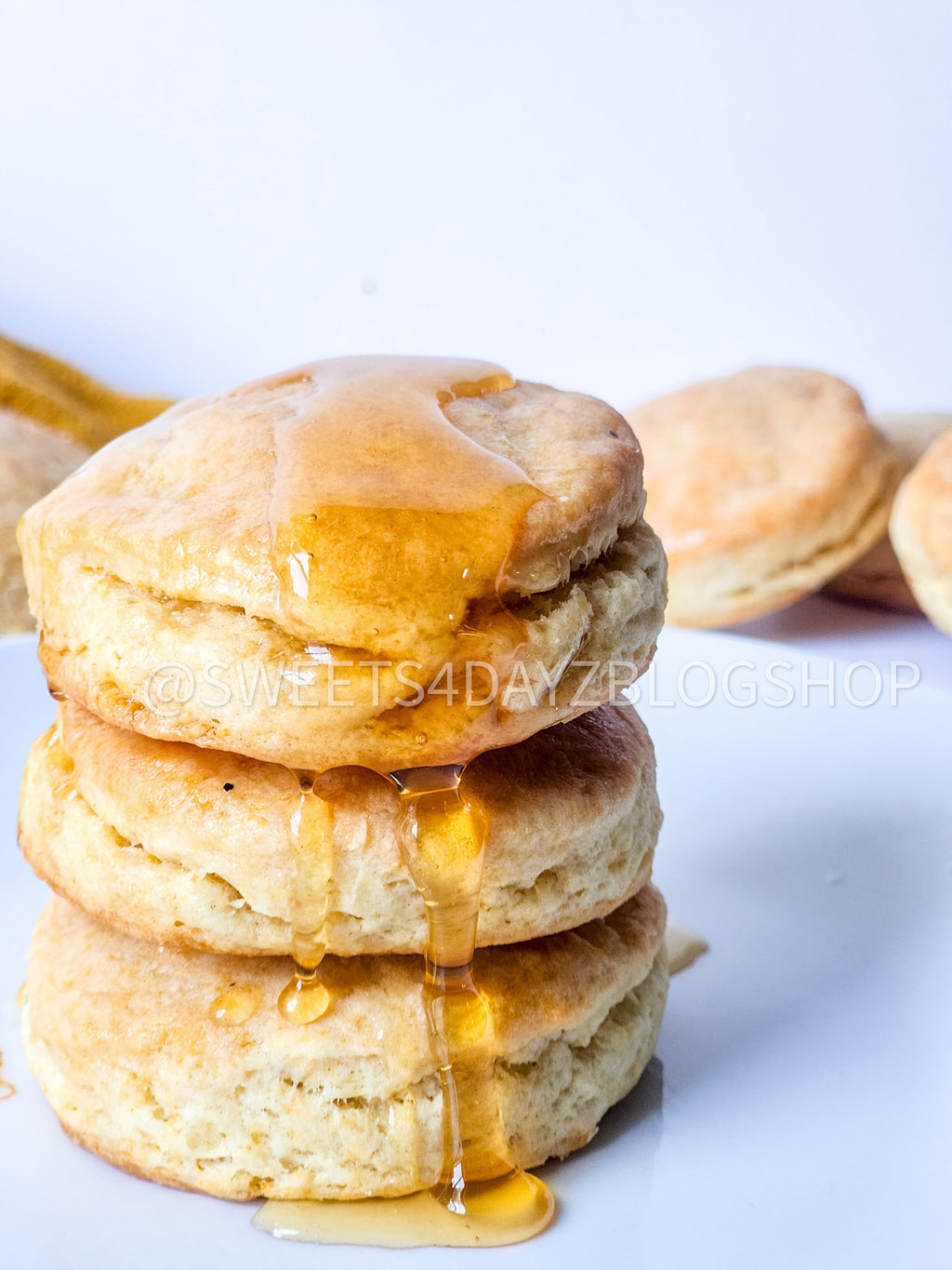 Copycat Popeyes Biscuits on Marble