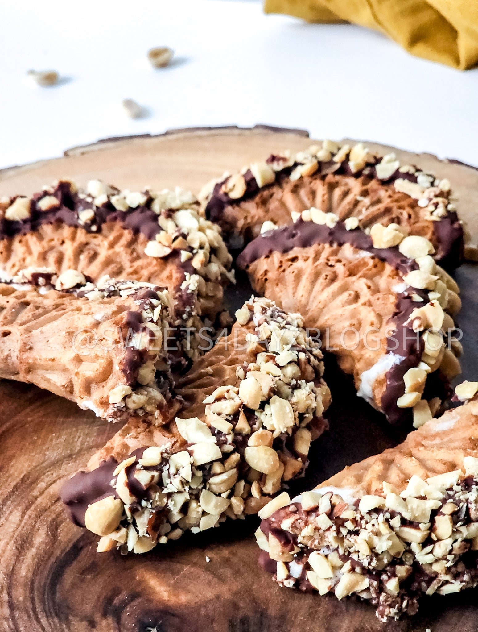 Copycat Choco Tacos on White