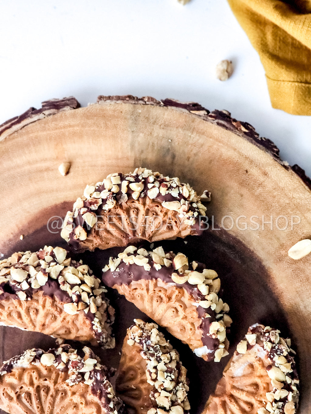 Copycat Choco Tacos on White