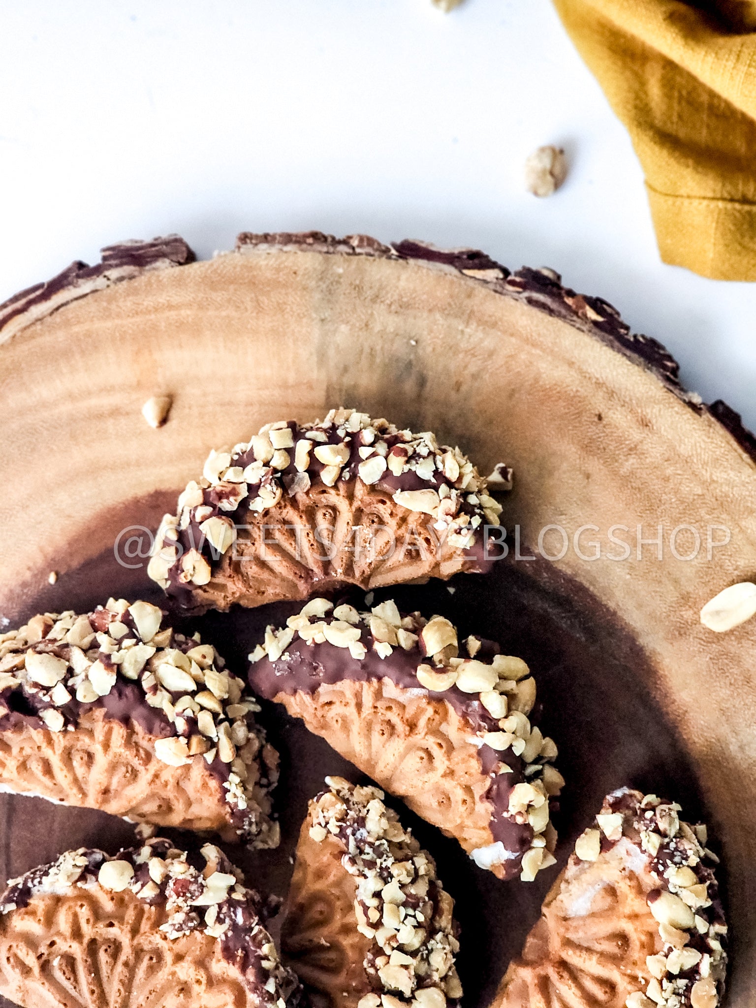 Copycat Choco Tacos on White