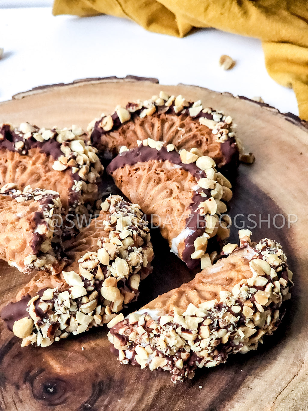 Copycat Choco Tacos on White