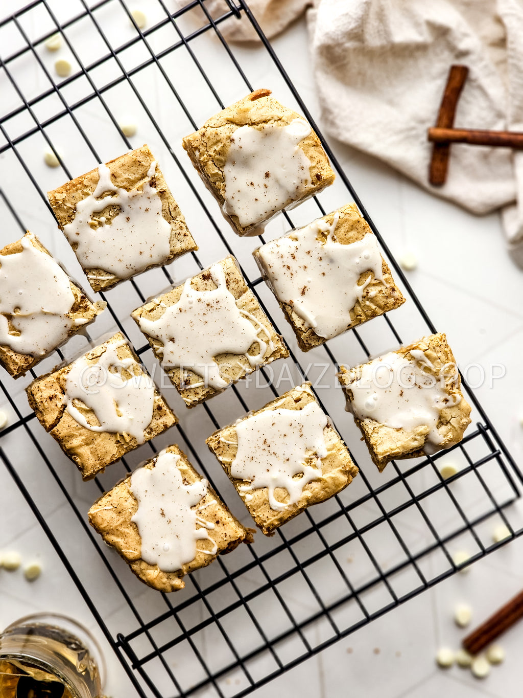 Chai Blondies on Rhombus