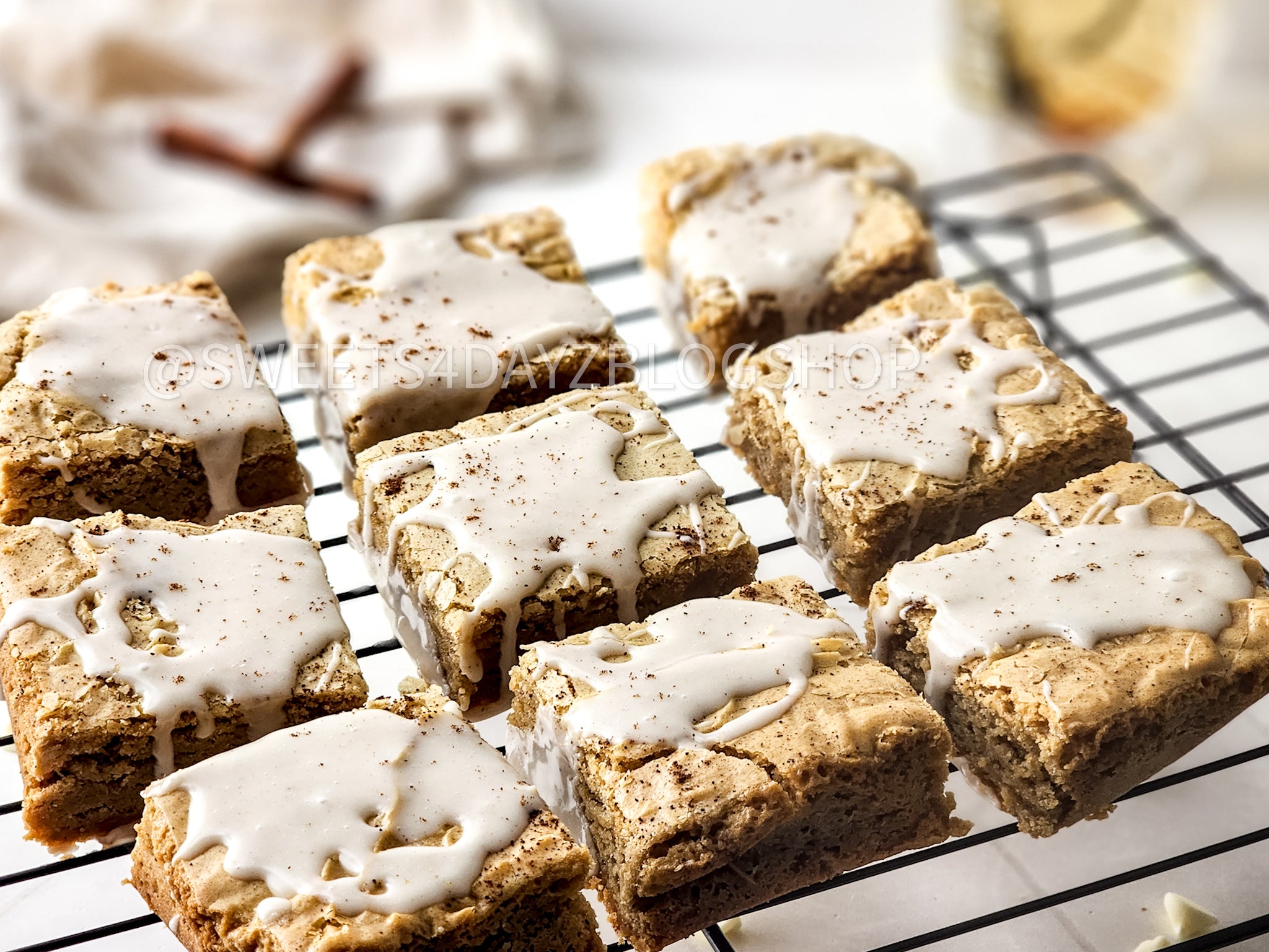 Chai Blondies on Rhombus