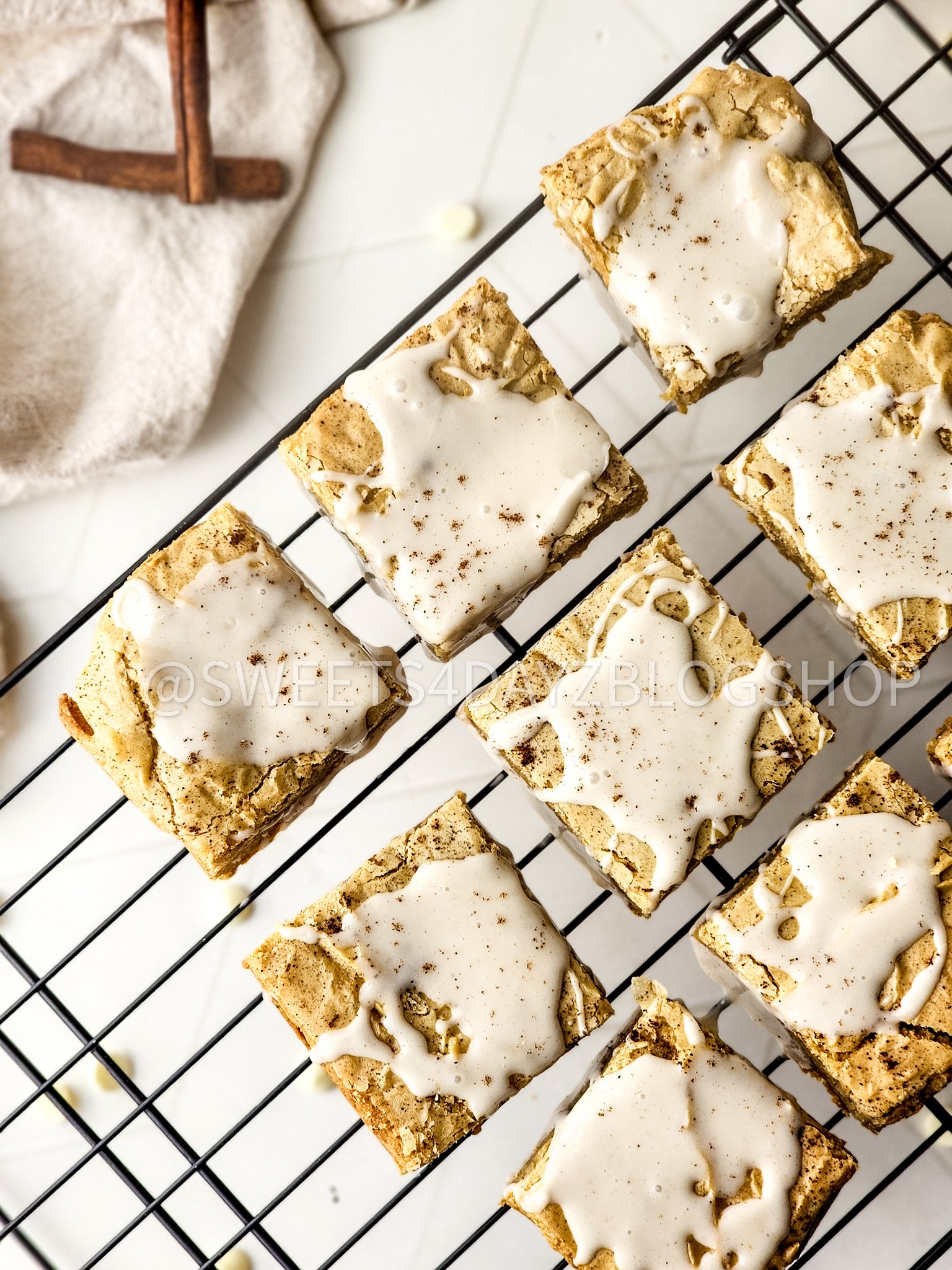 Chai Blondies on Rhombus