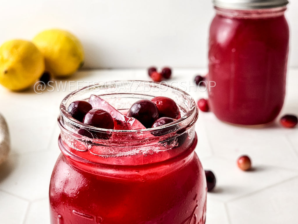 Homemade Cranberry Juice on Rhombus