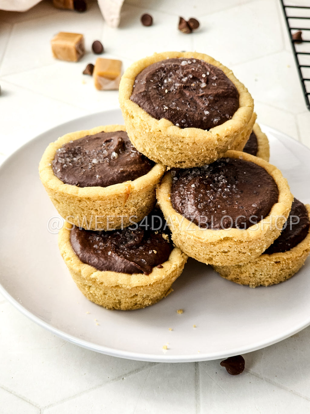 Twix Cookie Cups on Rhombus