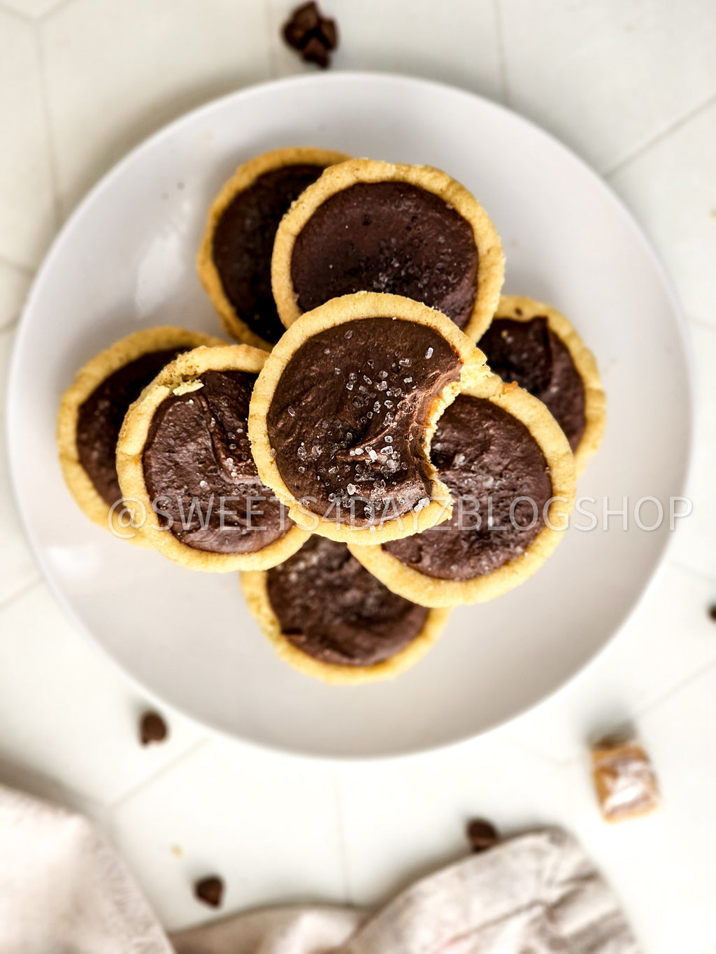 Twix Cookie Cups on Rhombus