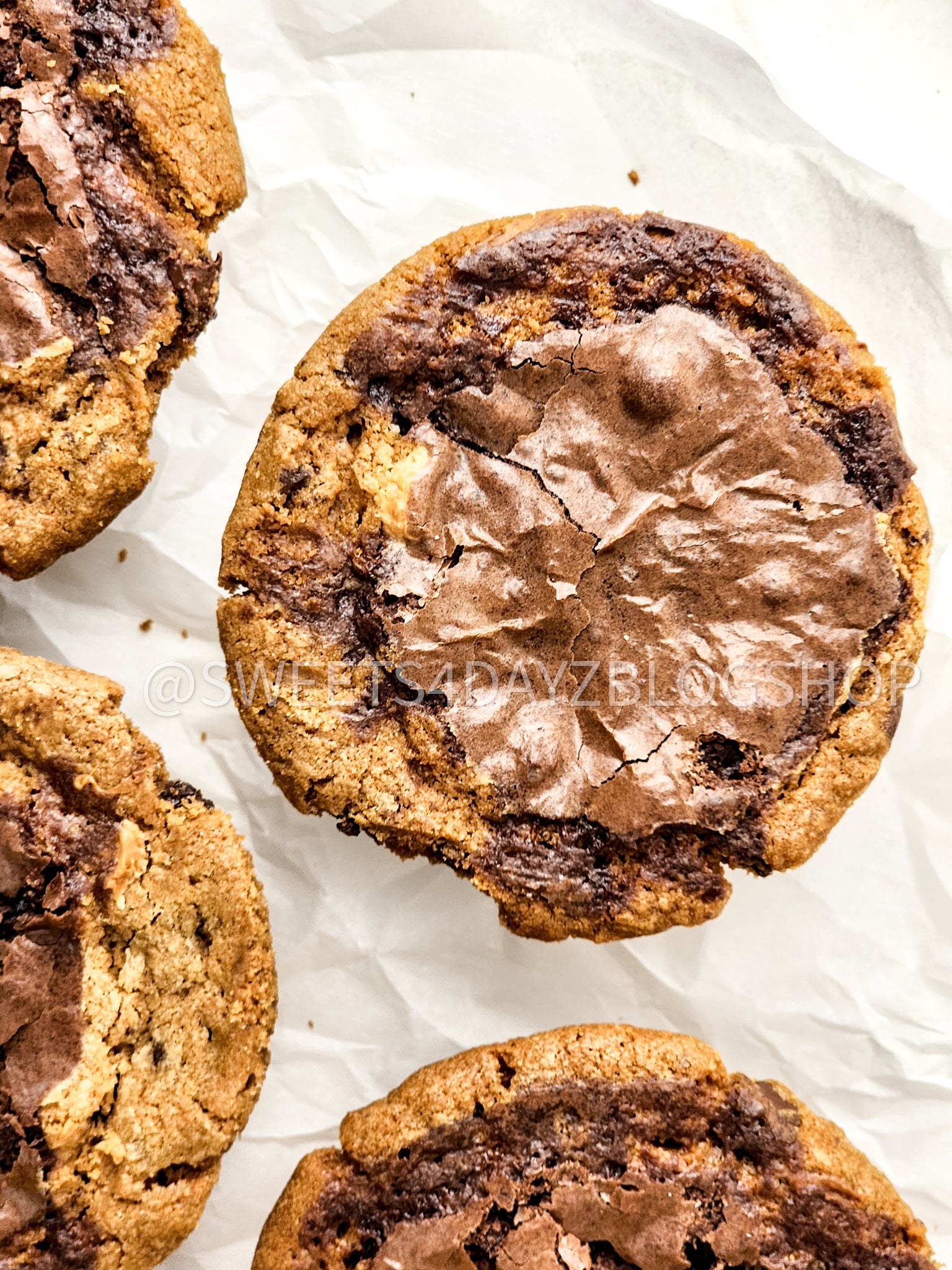 Brookie Cheesecake Cups on Rhombus