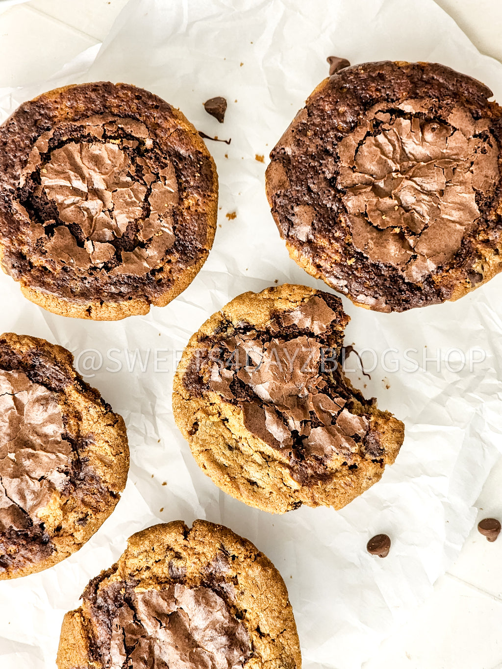 Brookie Cheesecake Cups on Rhombus