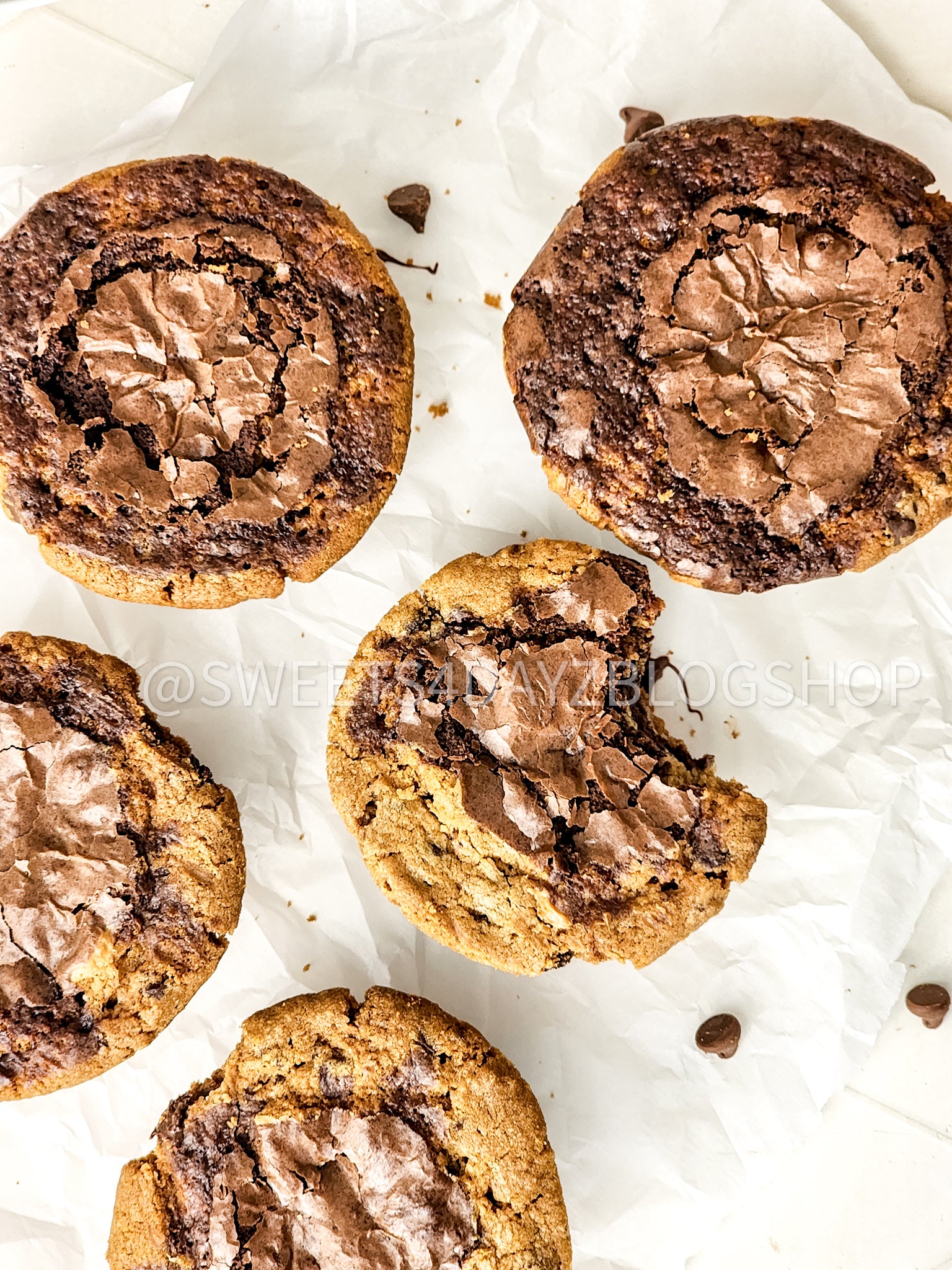 Brookie Cheesecake Cups on Rhombus