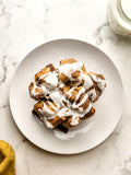 Cinnamon Monkey Bread Muffins on Marble