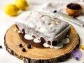 Lemon Blueberry Loaf on White