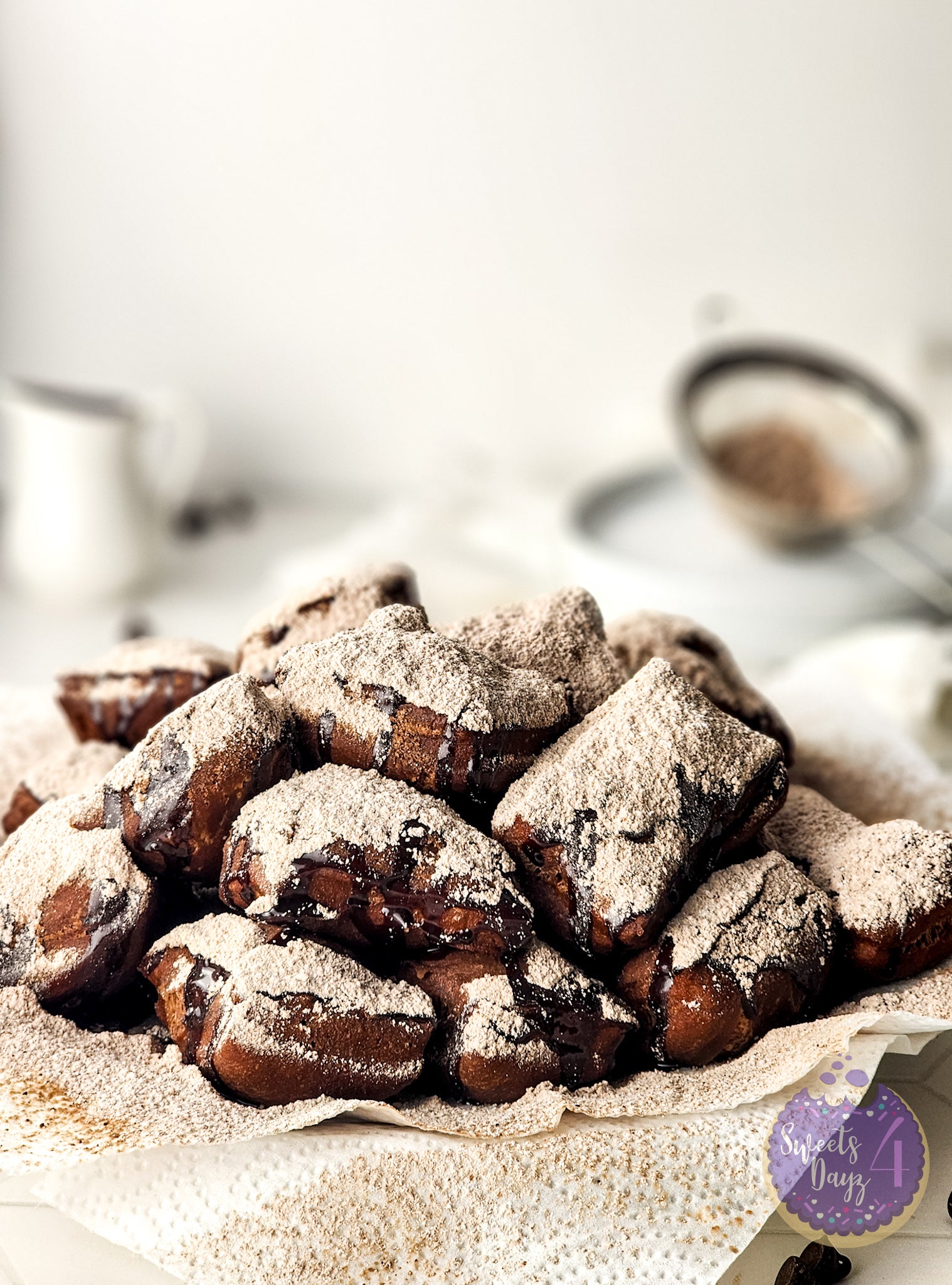 Chocolate Beignets on Rhombus
