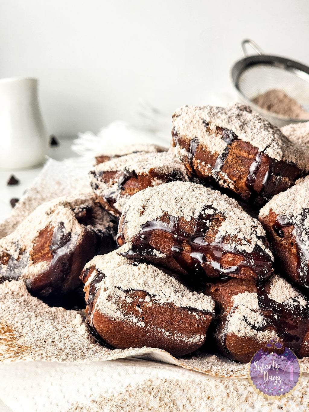 Chocolate Beignets on Rhombus