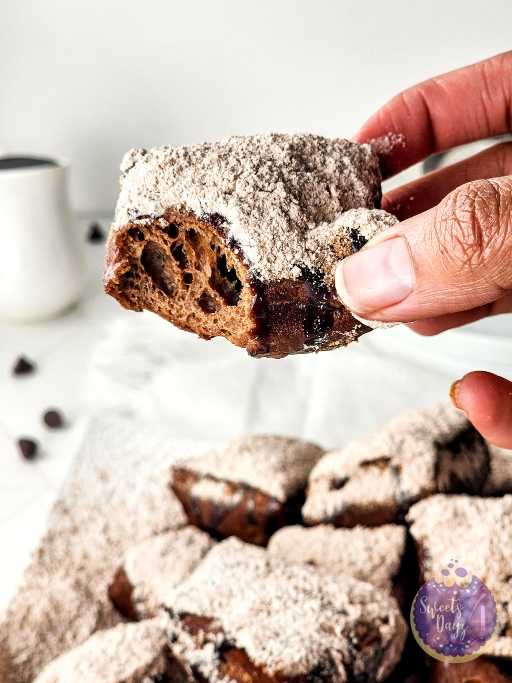Chocolate Beignets on Rhombus