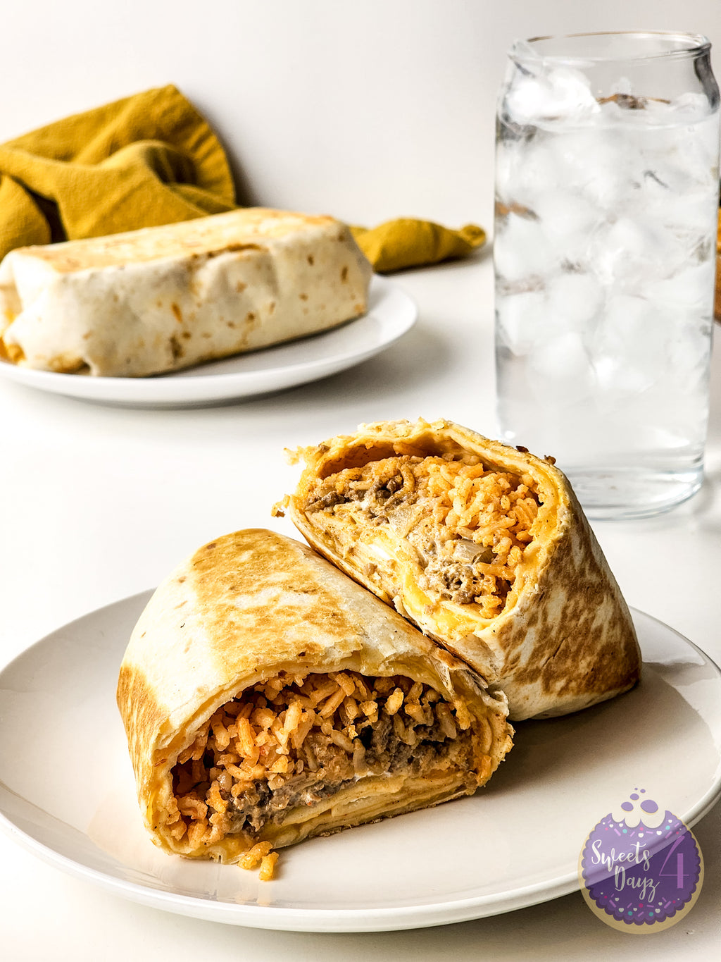 Copycat Taco Bell Quesarito on White