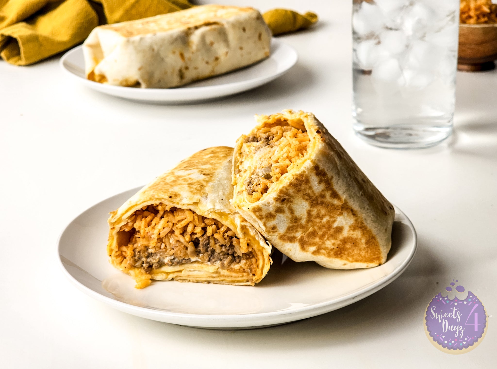 Copycat Taco Bell Quesarito on White