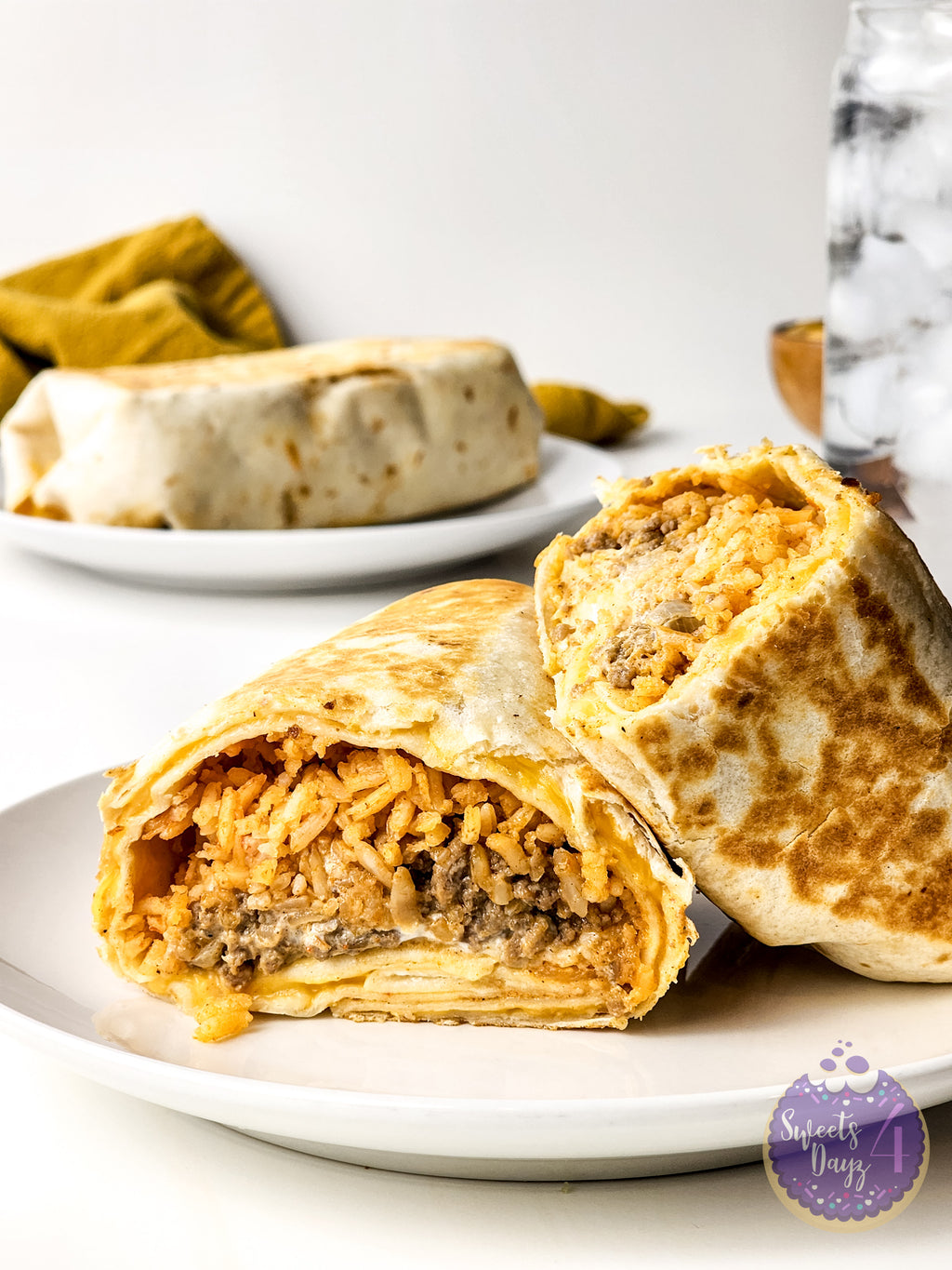 Copycat Taco Bell Quesarito on White
