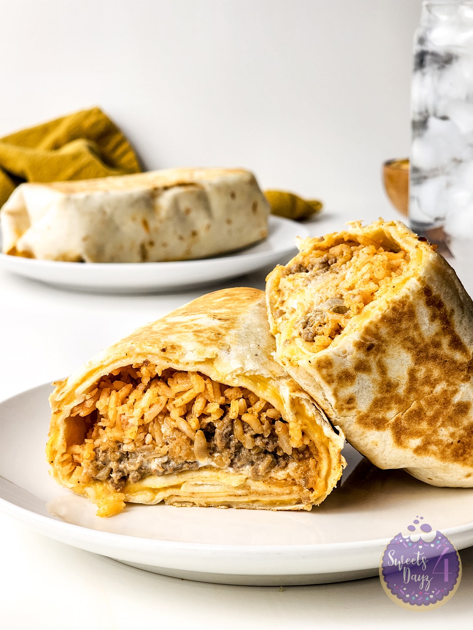 Copycat Taco Bell Quesarito on White
