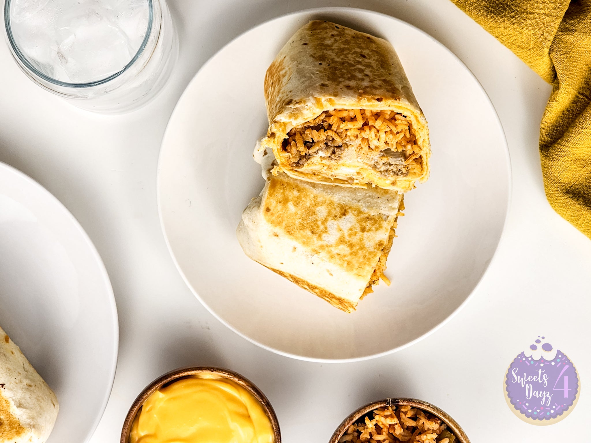 Copycat Taco Bell Quesarito on White