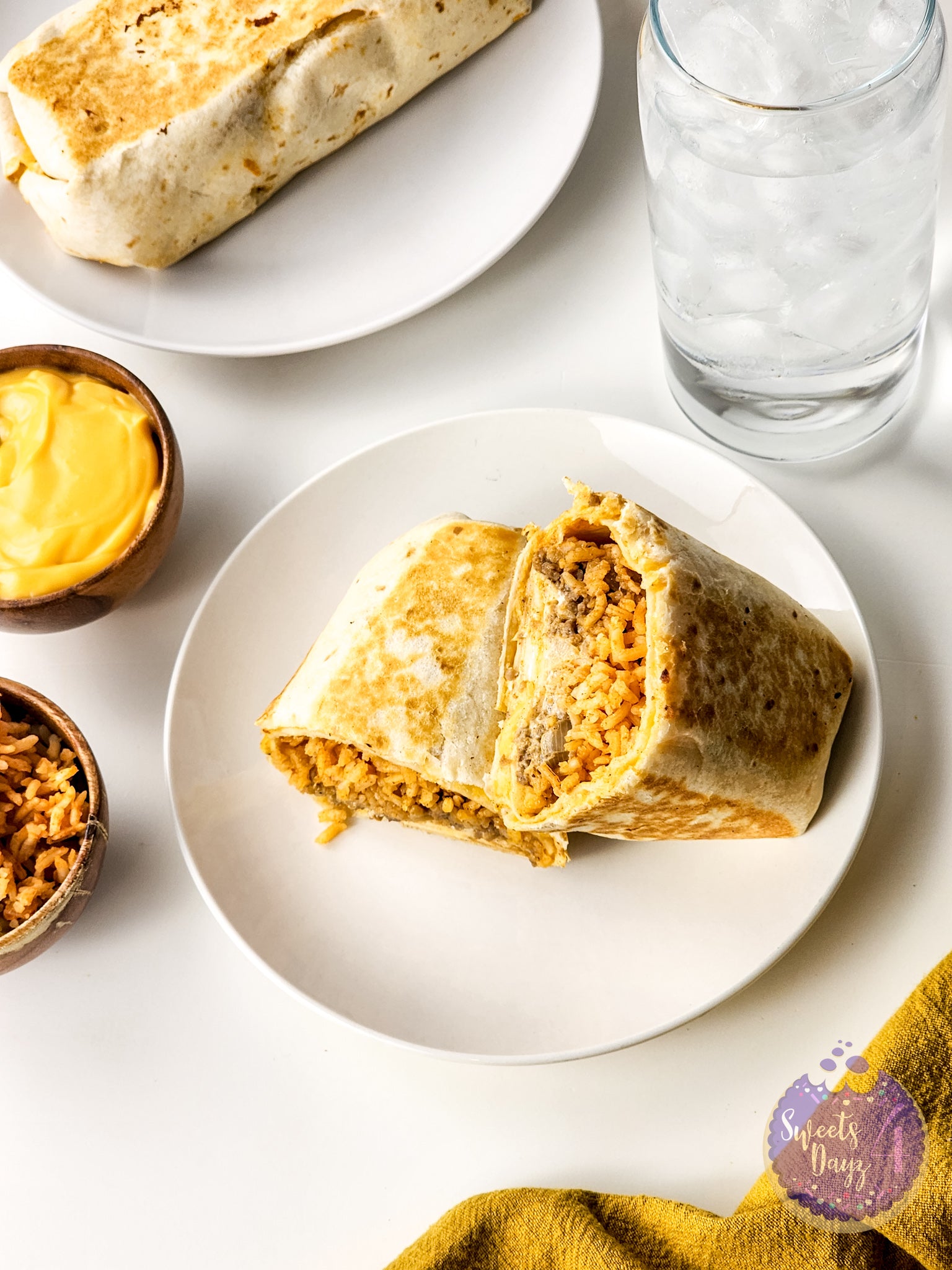 Copycat Taco Bell Quesarito on White
