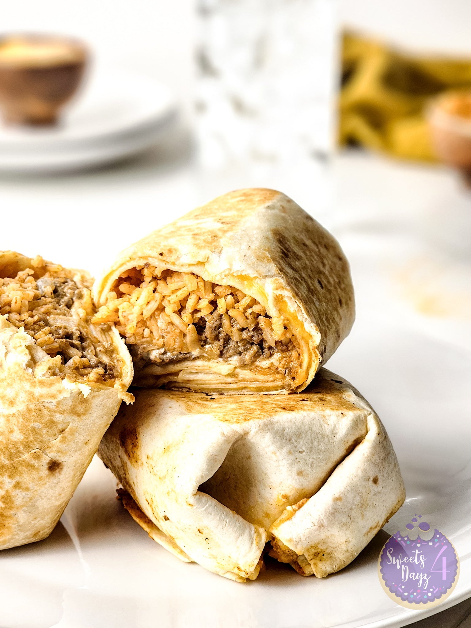 Copycat Taco Bell Quesarito on Rhombus