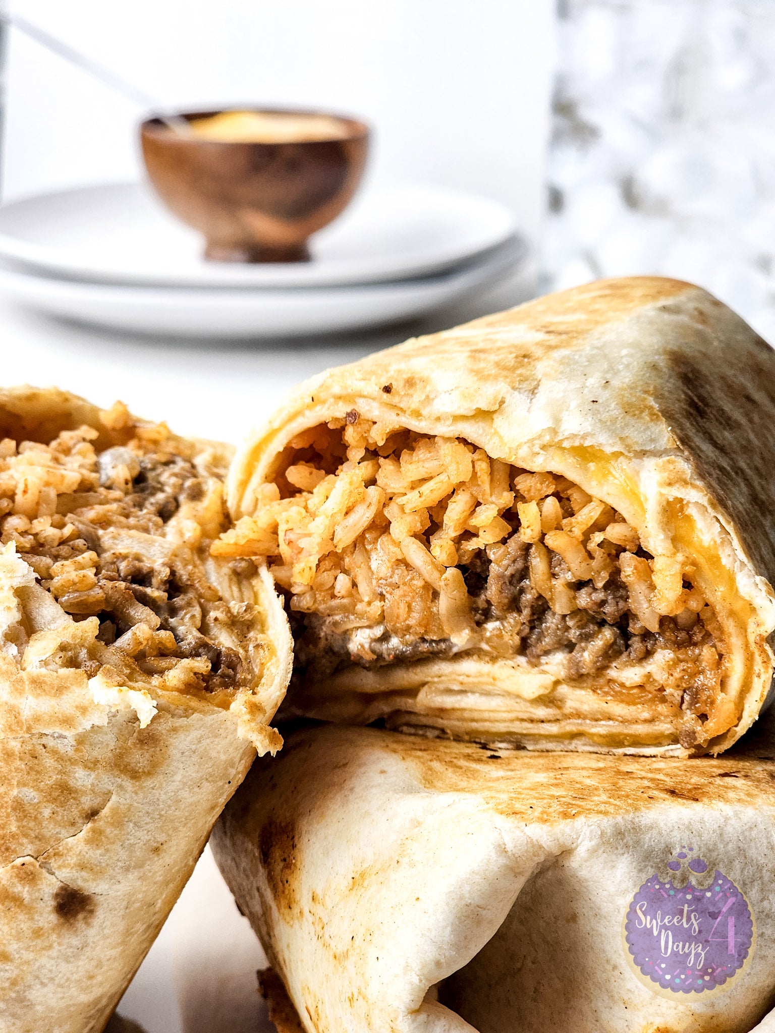 Copycat Taco Bell Quesarito on Rhombus