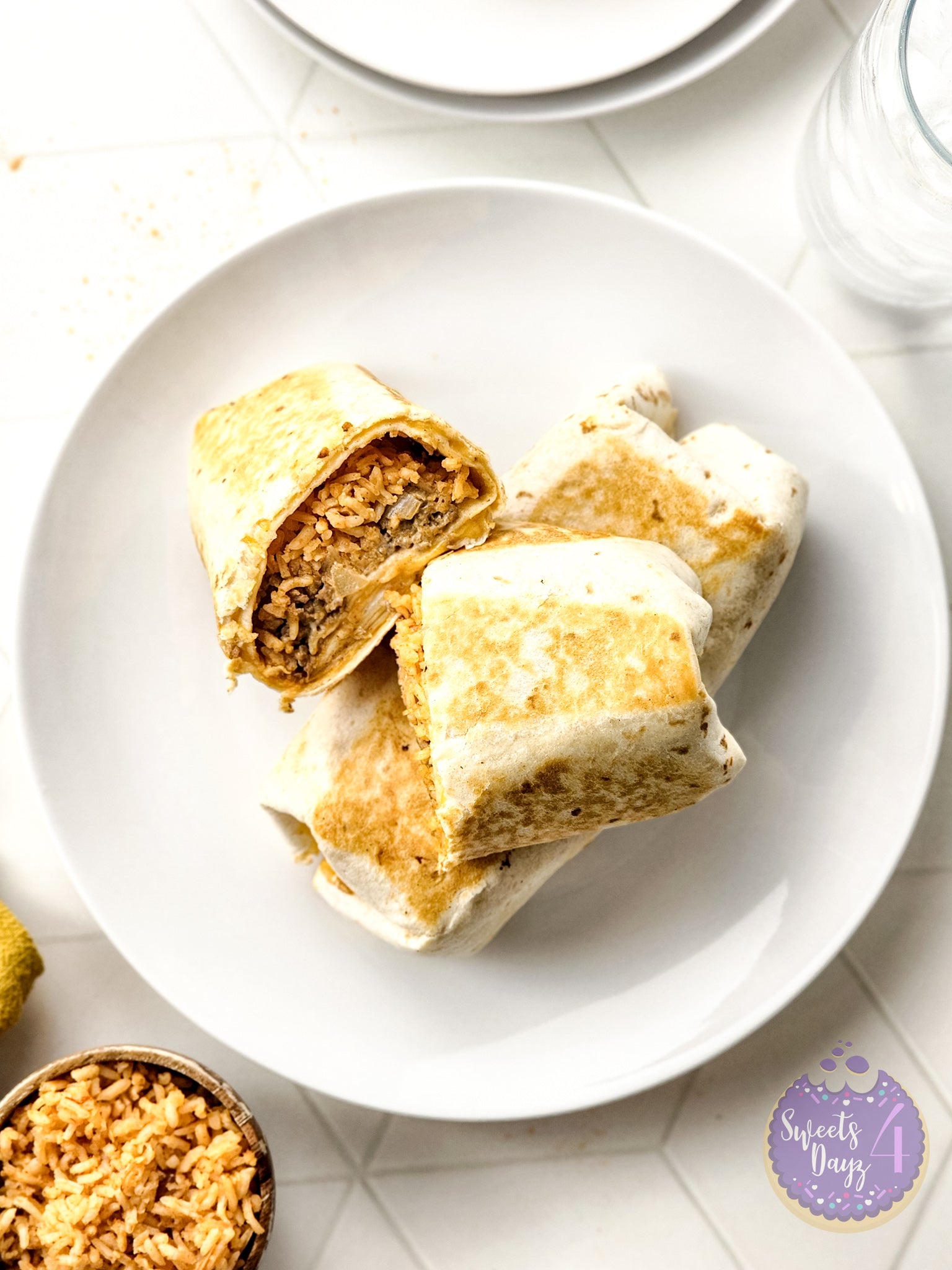 Copycat Taco Bell Quesarito on Rhombus