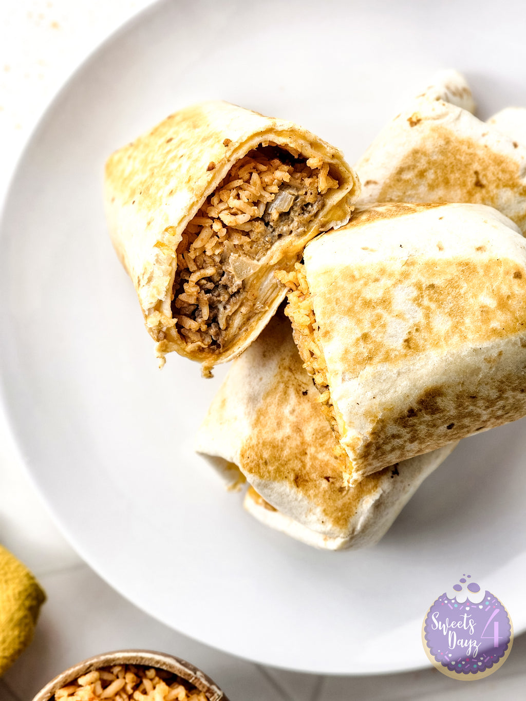 Copycat Taco Bell Quesarito on Rhombus