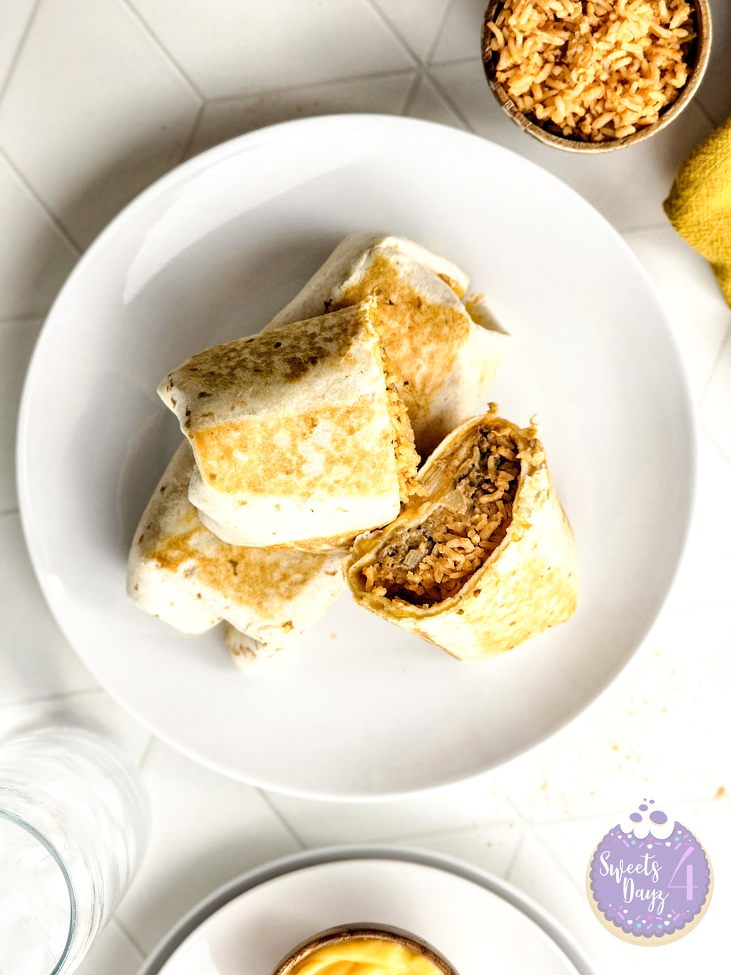 Copycat Taco Bell Quesarito on Rhombus