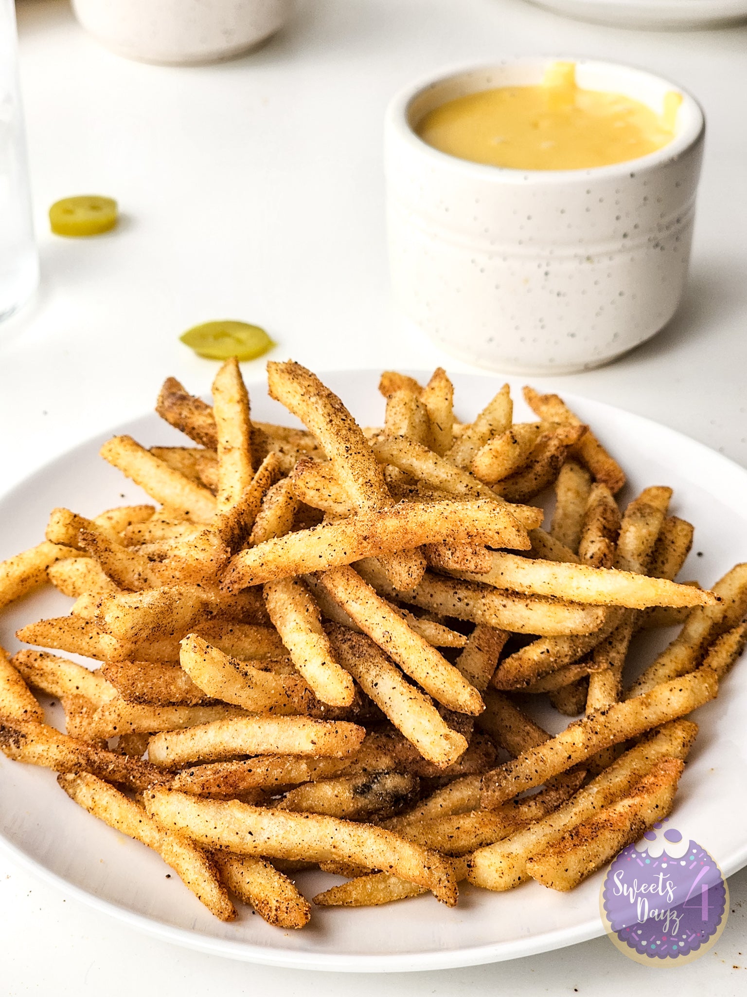 Copycat Taco Bell Nacho Fries on White