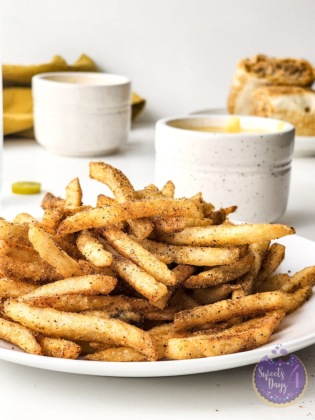 Copycat Taco Bell Nacho Fries on White