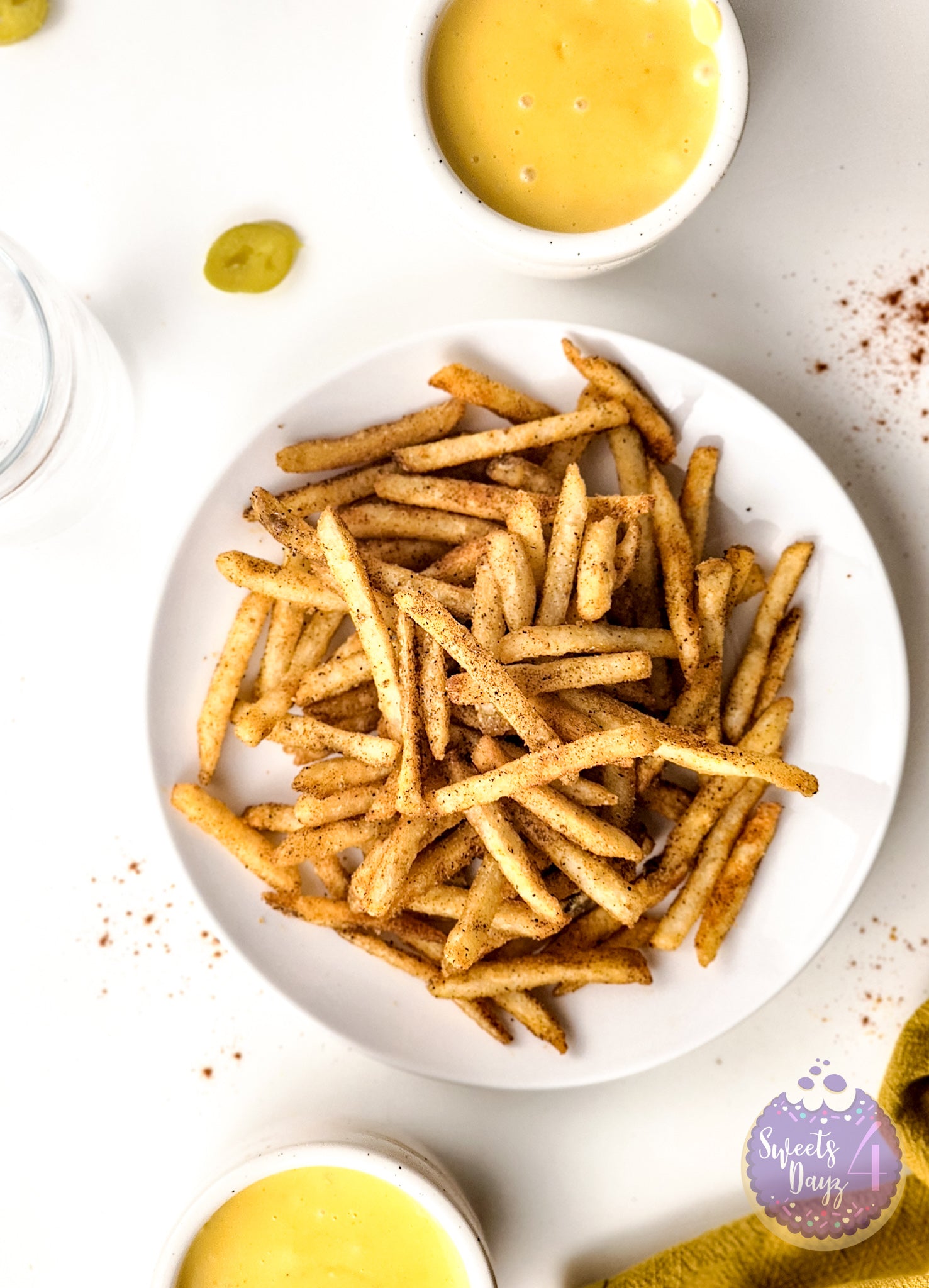 Copycat Taco Bell Nacho Fries on White